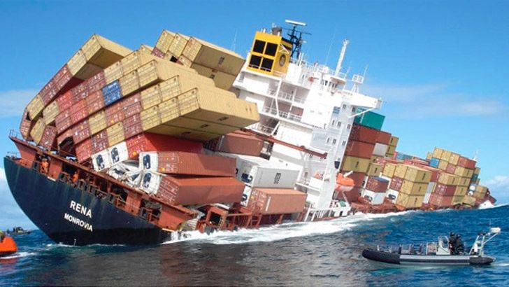 Overloaded Ship